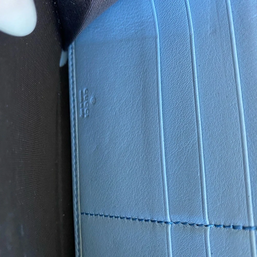 Gucci Soho Wallet in Mineral Blue - Picture 6 of 8
